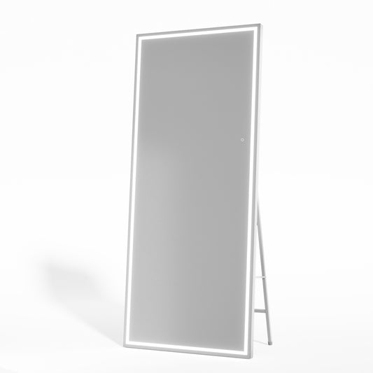 HAISPU 79" x 32" Full Length Mirror with Lights, LED Lighted Floor Standing Mirror