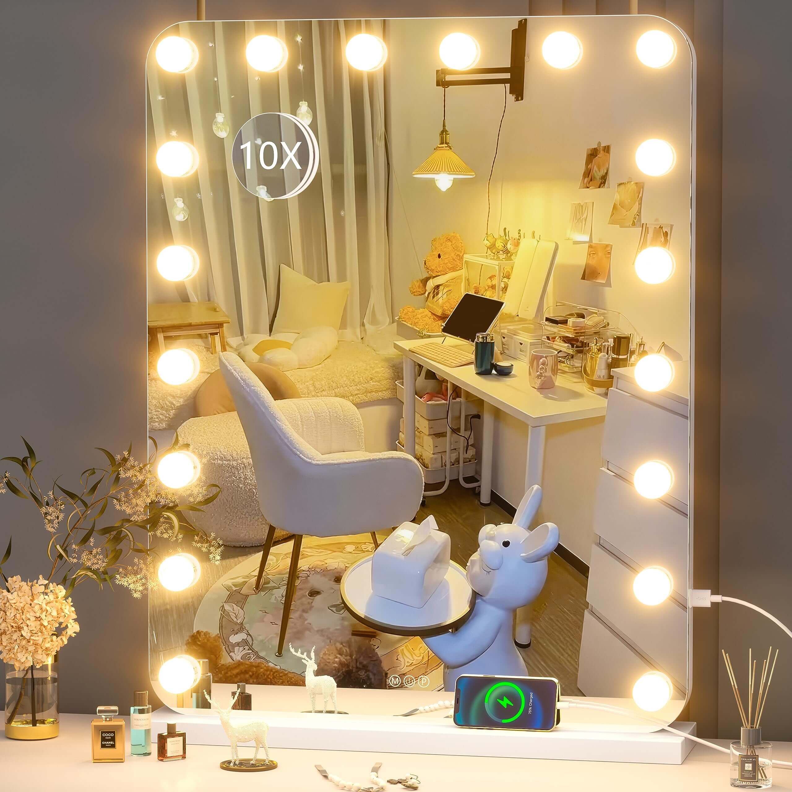 Hasipu led hollywood vanity mirror